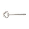 The picture shows a silver office hook from the front on a white background.