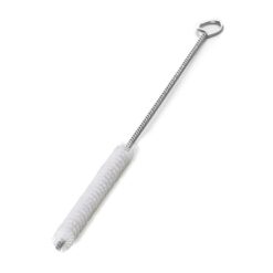 Das Bild zeigt die Bohrlochbürste Kunststoff mit silbernen Drahtgriff.