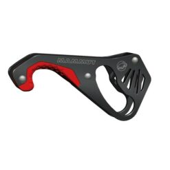 Das Bild zeigt das Mammut Smart Sicherungsgerät. Es steht in Bildmitte horizontal da, links der rote Griff rechts der Sicherungsblock.