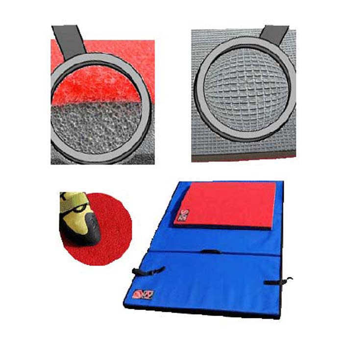 Das Bild zeigt eine Grafik welche die Funktionsweise des Schuhputz Mini Crashpad erklärt.