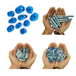 Klettergriffe befestigen