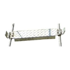 Klettersteig Hängebrücke Trittblech verzinkt