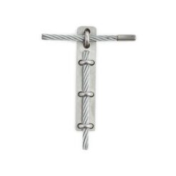 Das Bild zeigt ein Handlauf VErbindungsstück für eine Klettersteig Hängebrücke.