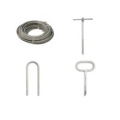 Material für Klettersteigbau