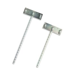 Das Bild zeigt zwei Seilgelnder Endanker 16mm verzinkt auf einem weißem Quadrat.