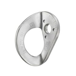 The picture shows the silver Coeur Steel bolt hanger with 10mm hole.