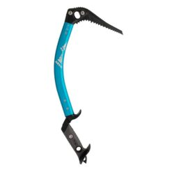 Das Bild zeigt das blaue Austrialpin K.ICE.R EIsgerät aufrecht in einem weißem Quadrat.