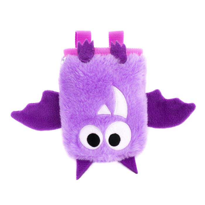 Das Bild zeigt das violette Bat Chalk BAg von vorne auf einem weißem Quadrat.