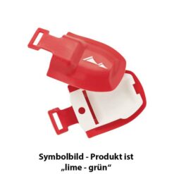 Ein Paar rote Austrialpin Antistollplatte Skyclimb - Skywalk.