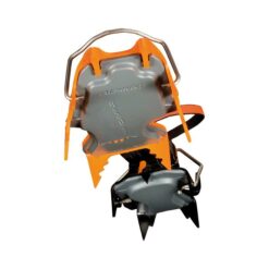 Das Bild zeigt das Camp Alpinist Pro Steigeisen mit Antistollen Platte von unten.