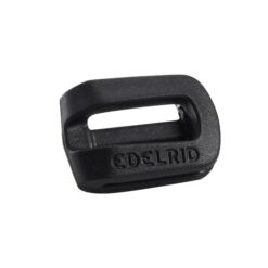 Schwarzer Edelrid Spare Strap Keeper Riemenhalter.