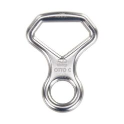 Silberner Climbing Technology Otto Curved von vorne.