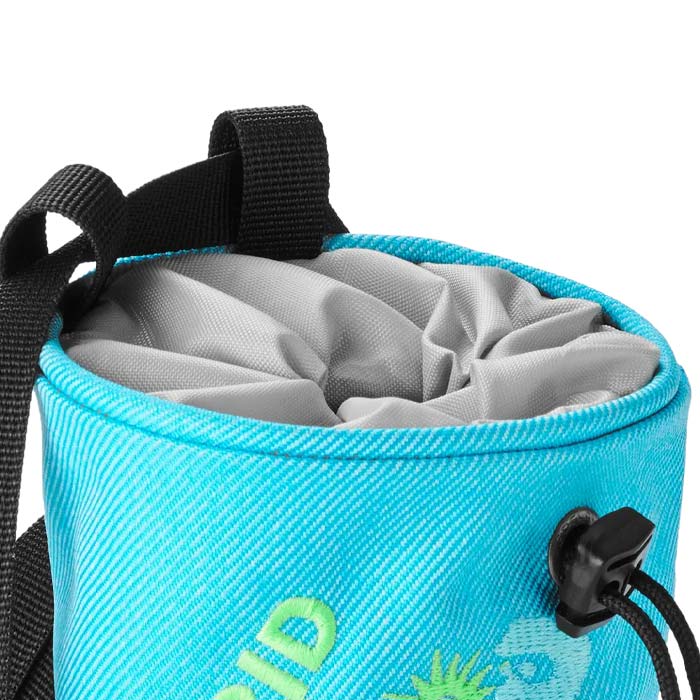 Kordelzug eines Kinderchalkbags.
