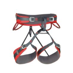 Roter Camp CR4 Klettergurt mit 4 Schnallen von vorne gesehen.