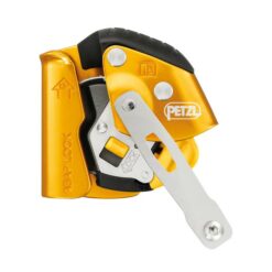 Golden - schwarzes Petzl ASAP LOCK Auffanggerät.