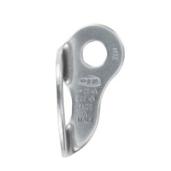 Silberne CT plate 12 Bohrhakenlasche mit Prägung.