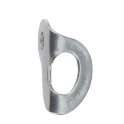 Silberne CT plate 12 Bohrhakenlasche mit Prägung.