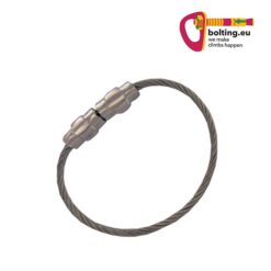 Silberner Kop de Gas Circlehead und buntes bolting.eu Logo.