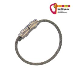 Silberner Kop de Gas Circlehead und buntes bolting.eu Logo.