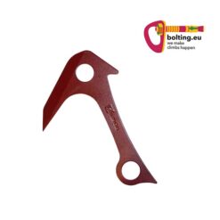 Roter Kop de Gas Super Beak mit buntem bolting.eu Logo.