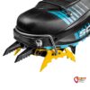 Gelb schwarzes Grivel Steigeisen mit Grivel G 20 Plus - G 22 Plus Ski Boots Bail und Scarpa Schuhspitze.