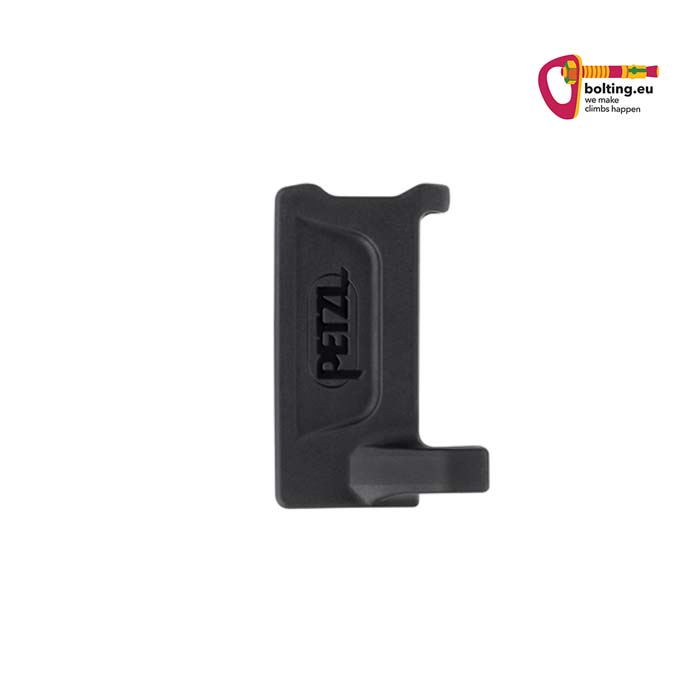 Schwarzer Petzl K-Link Verdrehschutz für das Petzl Go 8mm Raoirdglied.